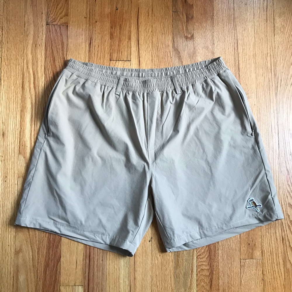 Walker Golf Things Stasher Men's Athletic Performance Shorts in Sand Large